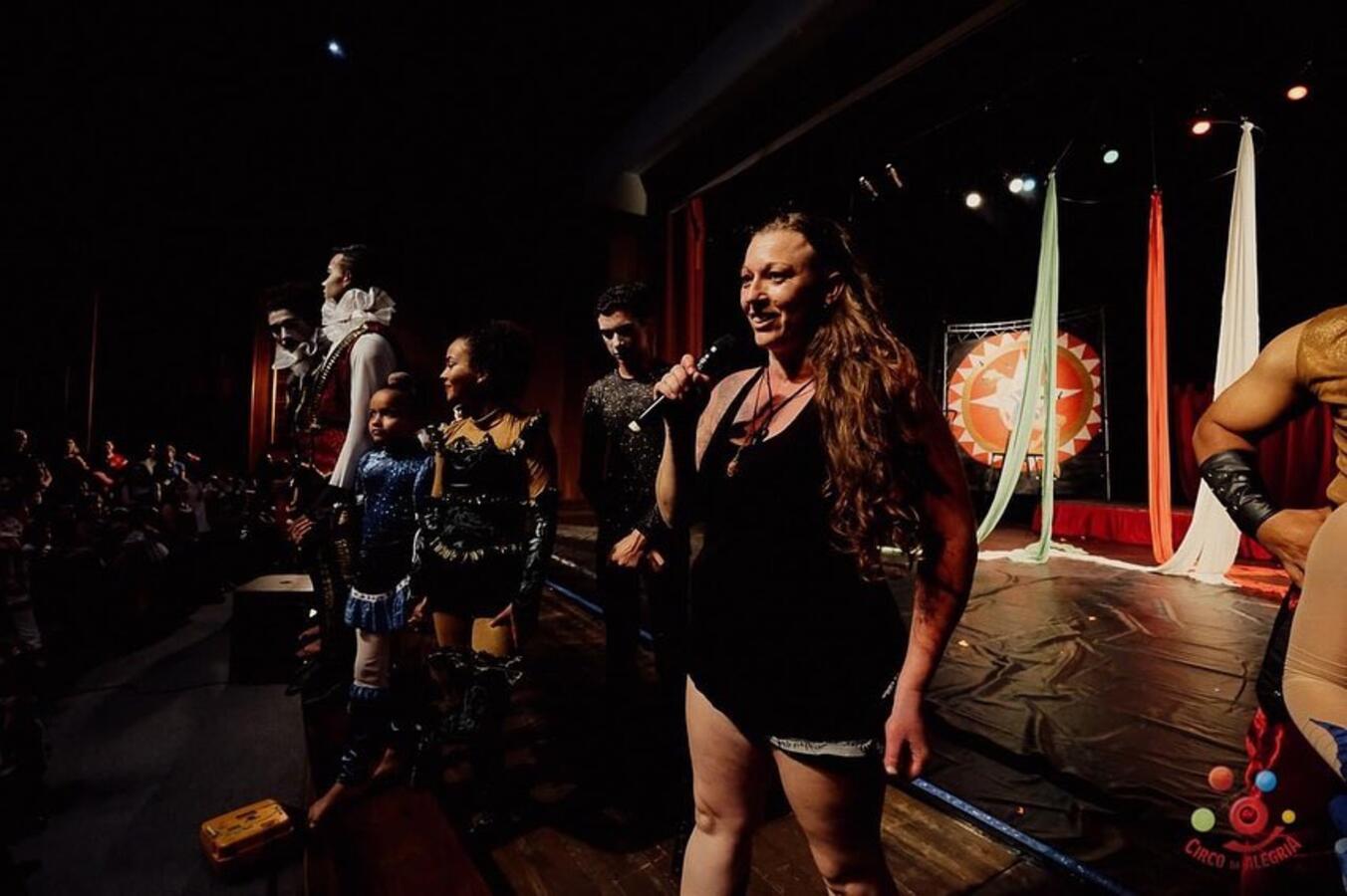 Paula Bombonatto: várias gerações no Circo da Alegria