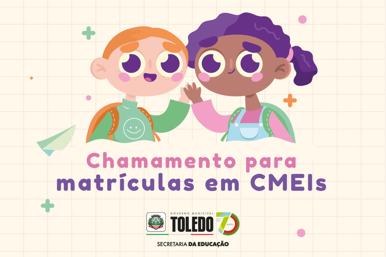 Lista divulgada pela Secretaria Municipal da Educação de Toledo contempla todas 416 crianças que estavam na fila de espera dos Cmeis de setembro até 25/11
