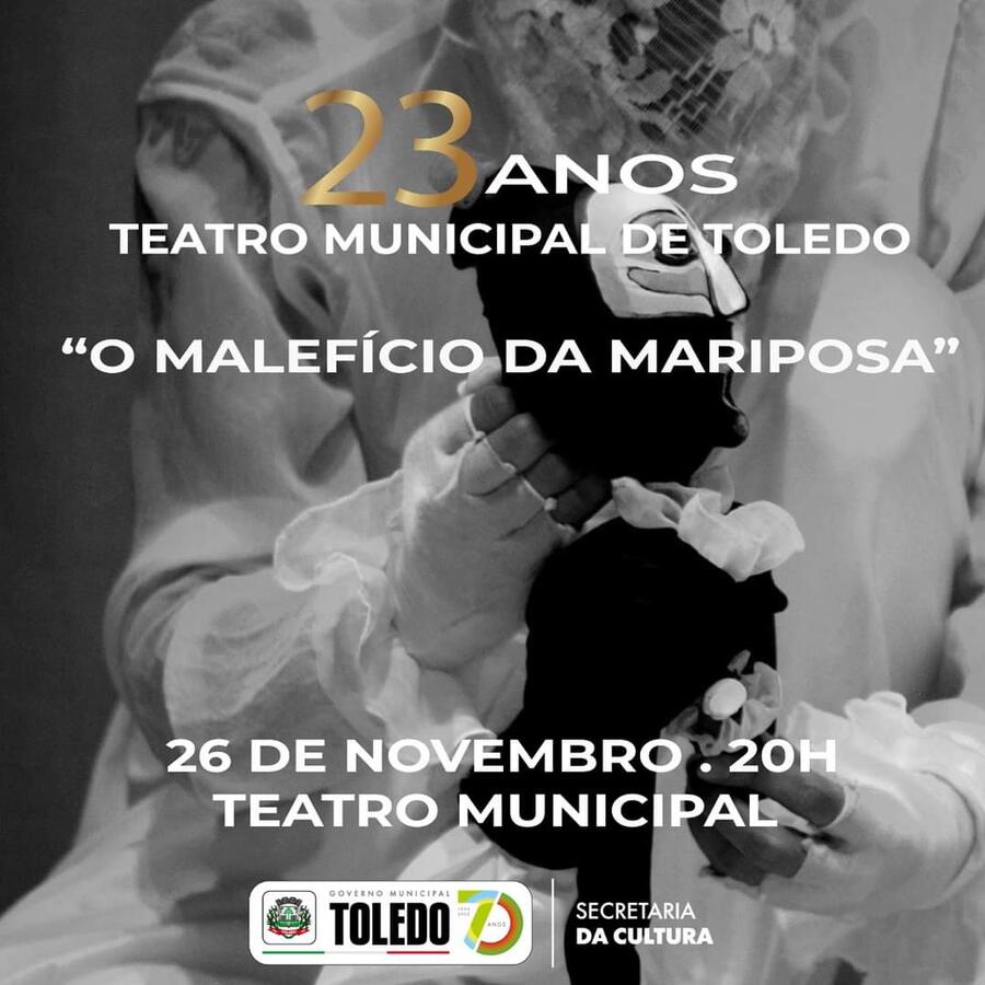 Neste sábado (26) o Teatro Municipal completa 23 anos. A comemoração está marcada para às 20h, mediante retirada de ingressos na Casa da Cultura e no Teatro Municipal de forma gratuita