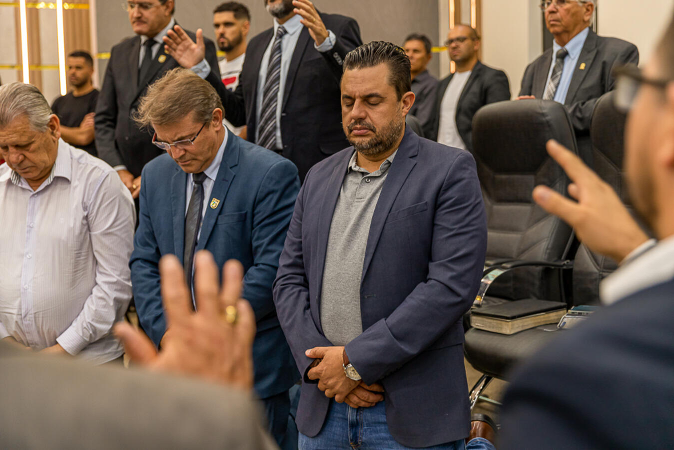 Momentos de fé: missa e culto fizeram parte comemorações dos 70 Anos