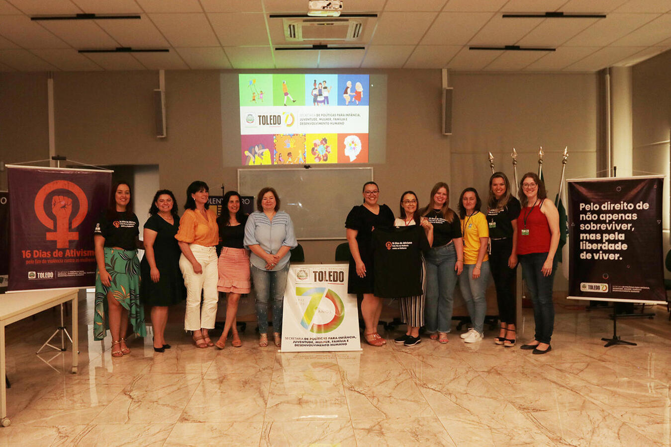 Evento fez parte da programação dos 16 Dias de Ativismo pelo fim da violência contra as mulheres