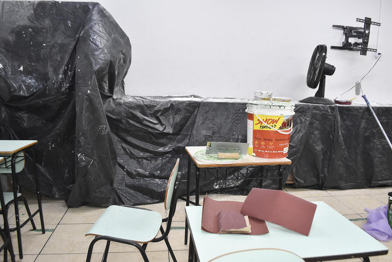 Obras preparam unidades escolares para retomada do ano letivo