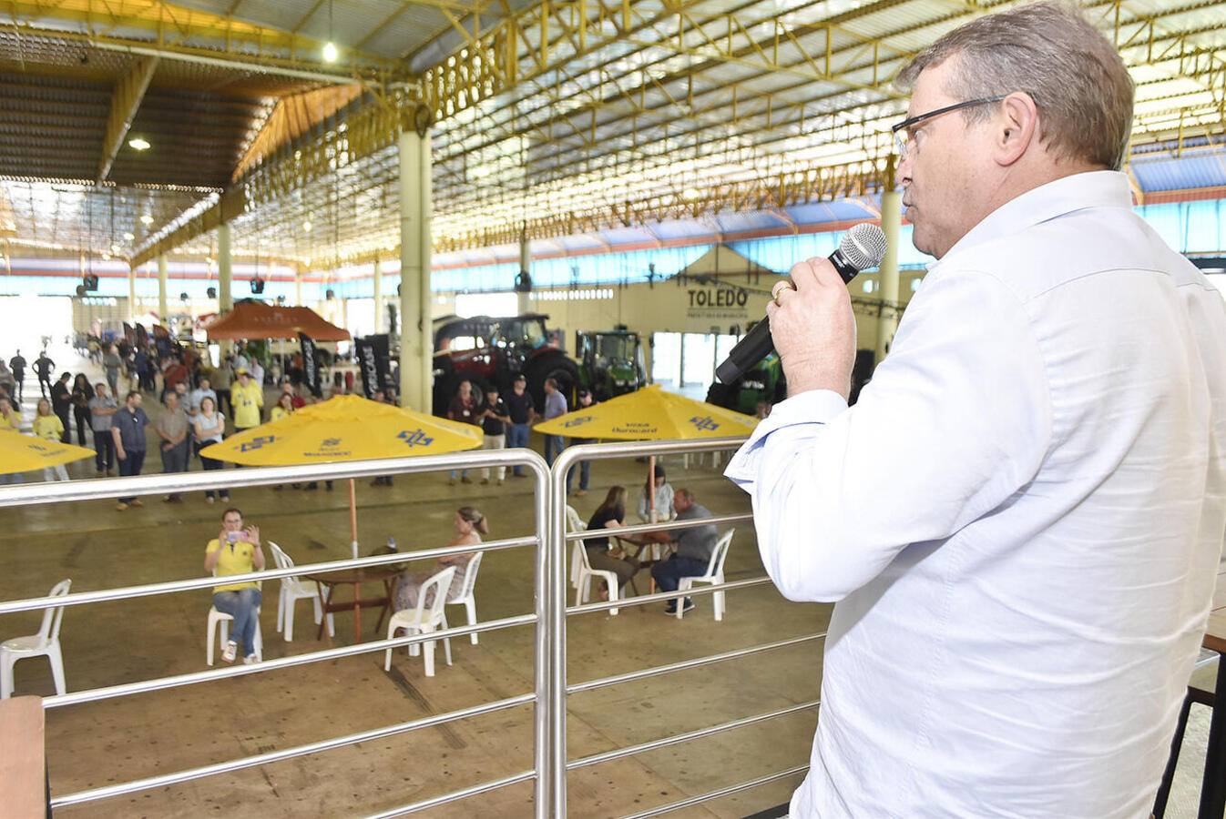 Prefeito Beto Lunitti e secretário Diego Bonaldo prestigiaram etapa local do Circuito de Negócios Agro, realizado hoje (23) no Centro de Eventos Ismael Sperafico