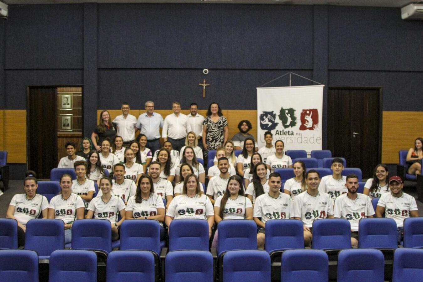 Cerimônia marca início das atividades do Atleta na Universidade em 2023 (Foto/Ricardo Morante)