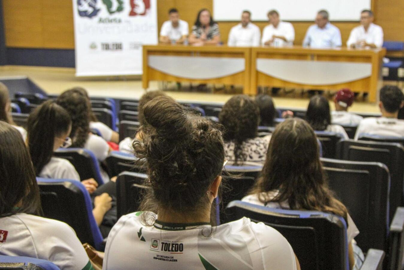 Cerimônia marca início das atividades do Atleta na Universidade em 2023 (Foto/Ricardo Morante)