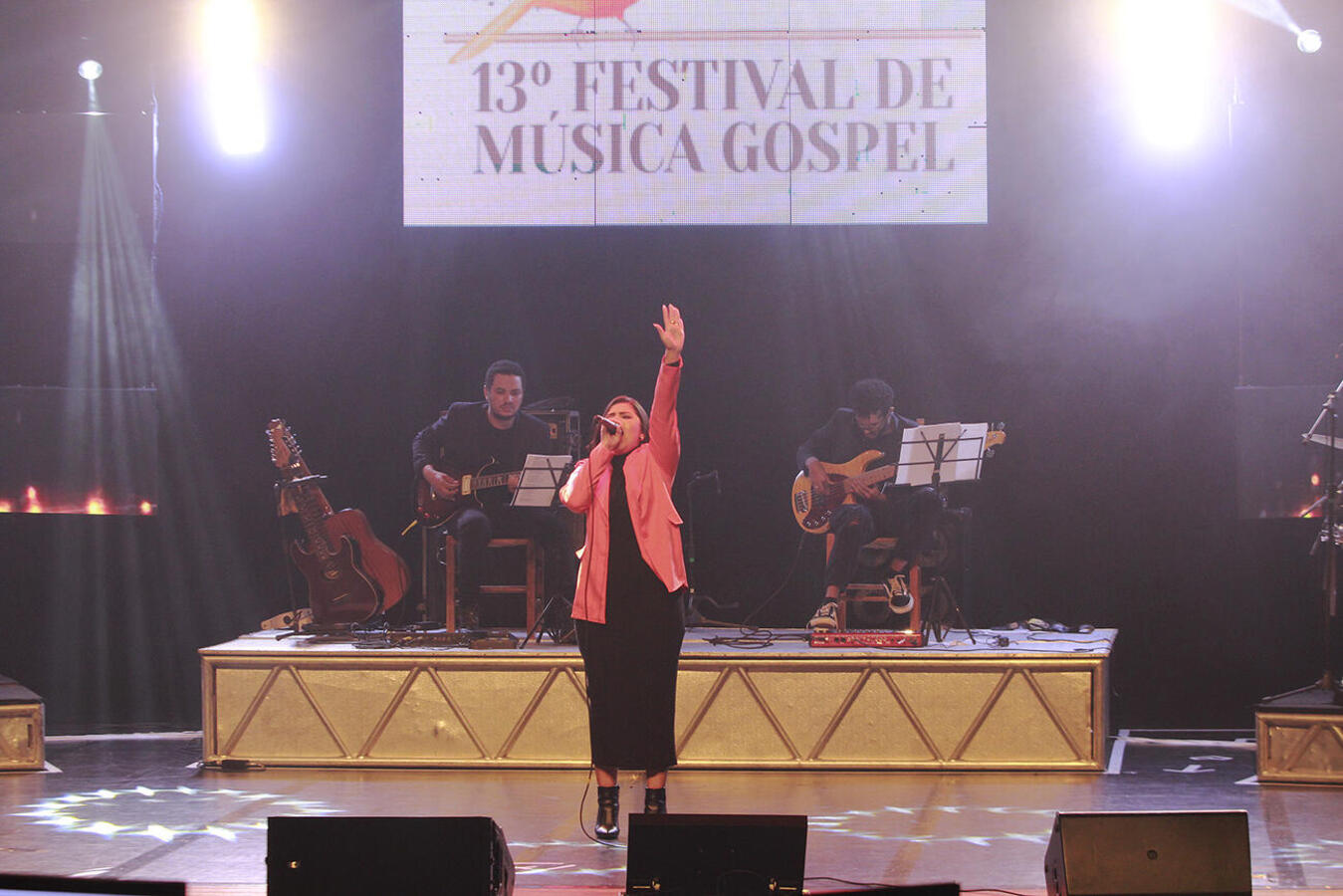 Registro da 13ª do Festival de Música Gospel. (Carlos Rodrigues/Prefeitura de Toledo)