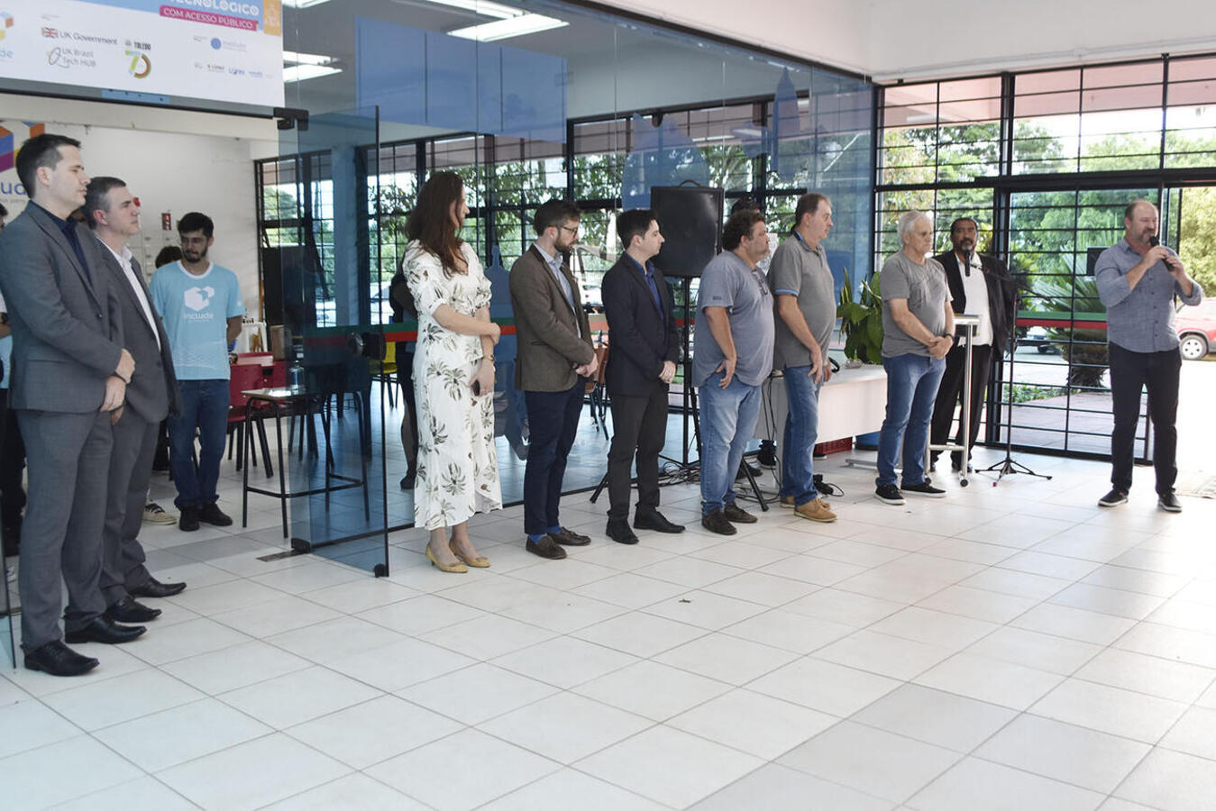 Em visita a Toledo, comitiva formada por representantes do Instituto Campus Party, da Anatel e do governo britânico marcaram presença em evento na tarde desta quinta (30)