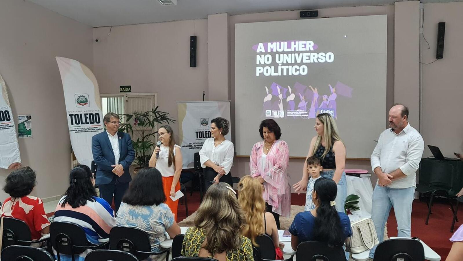 “A Mulher no Universo Político” foi uma ação promovida como parte da programação do mês da mulher em Toledo