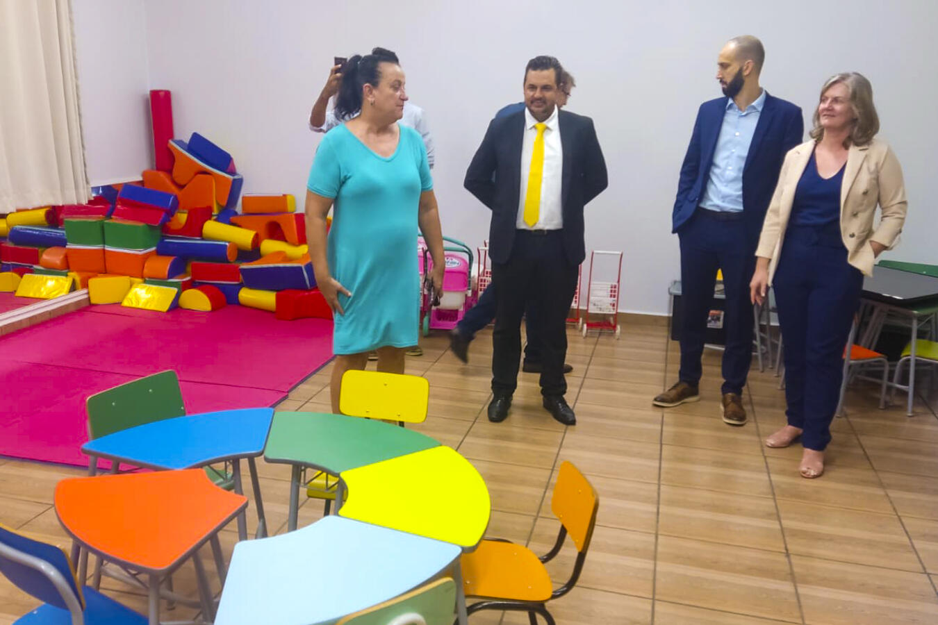 Smed entrega melhorias realizadas no CMEI Ana Maria Zorzo Luckmann