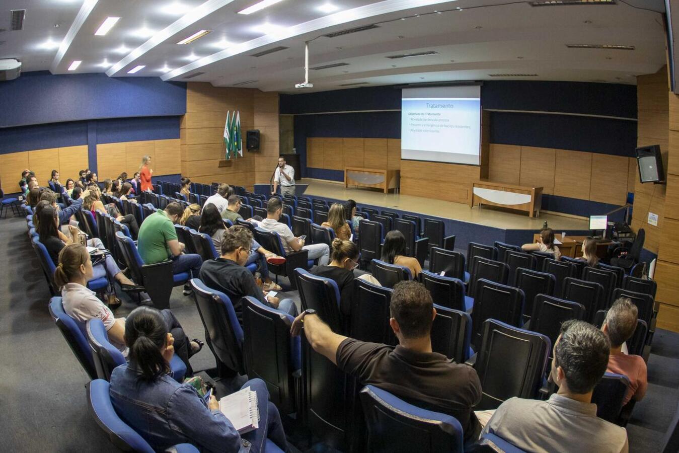 A formação é alusiva ao Dia Mundial de Combate à Tuberculose, que aconteceu no último dia 24 de março