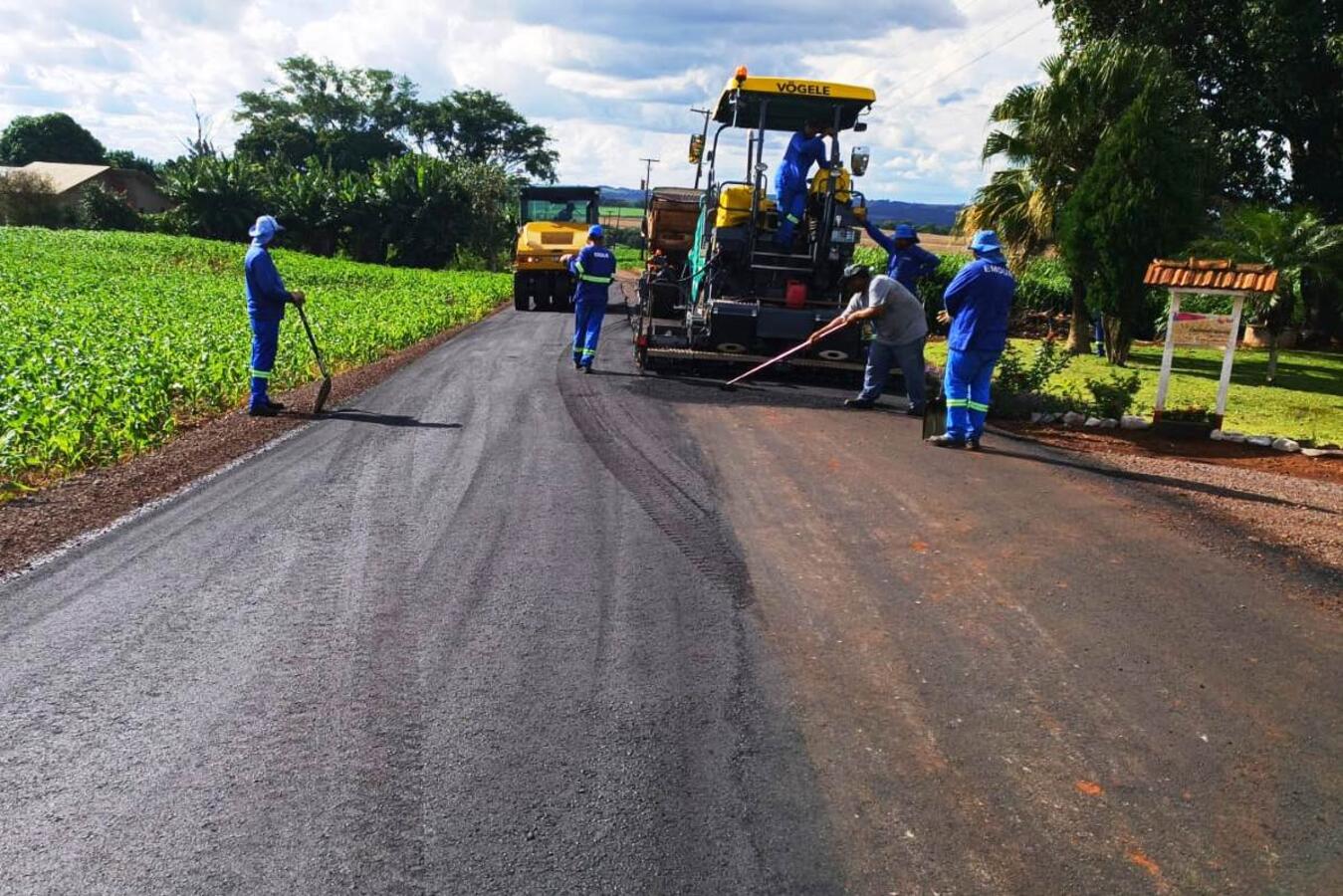 Rodovias Rurais: recuperação asfáltica entre Cerro da Lola e Km 41 foi concluída