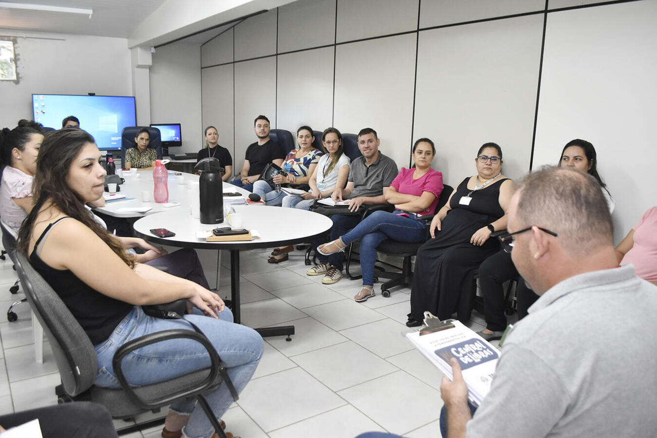 Central de Libras já está em mais de 90% das repartições públicas municipais. (foto Carlos Rodrigues/Prefeitura de Toledo)