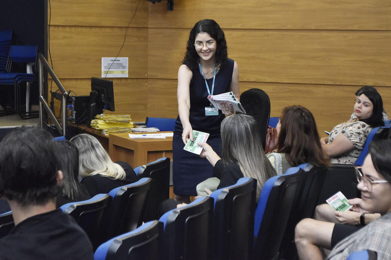 Recepção foi realizada na manhã desta quinta-feira (6) no Auditório Acary de Oliveira; após o ato, colaboradores já começaram a atuar em suas funções
