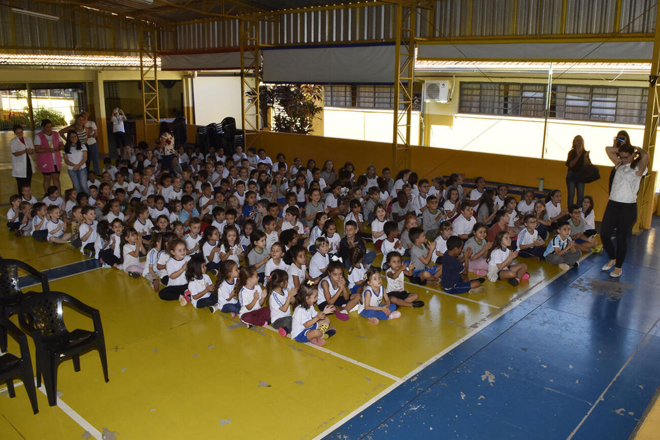 Escola Borges de Medeiros recebe recital da SerPrati (foto: Carlos Rodrigues/Prefeitura de Toledo)