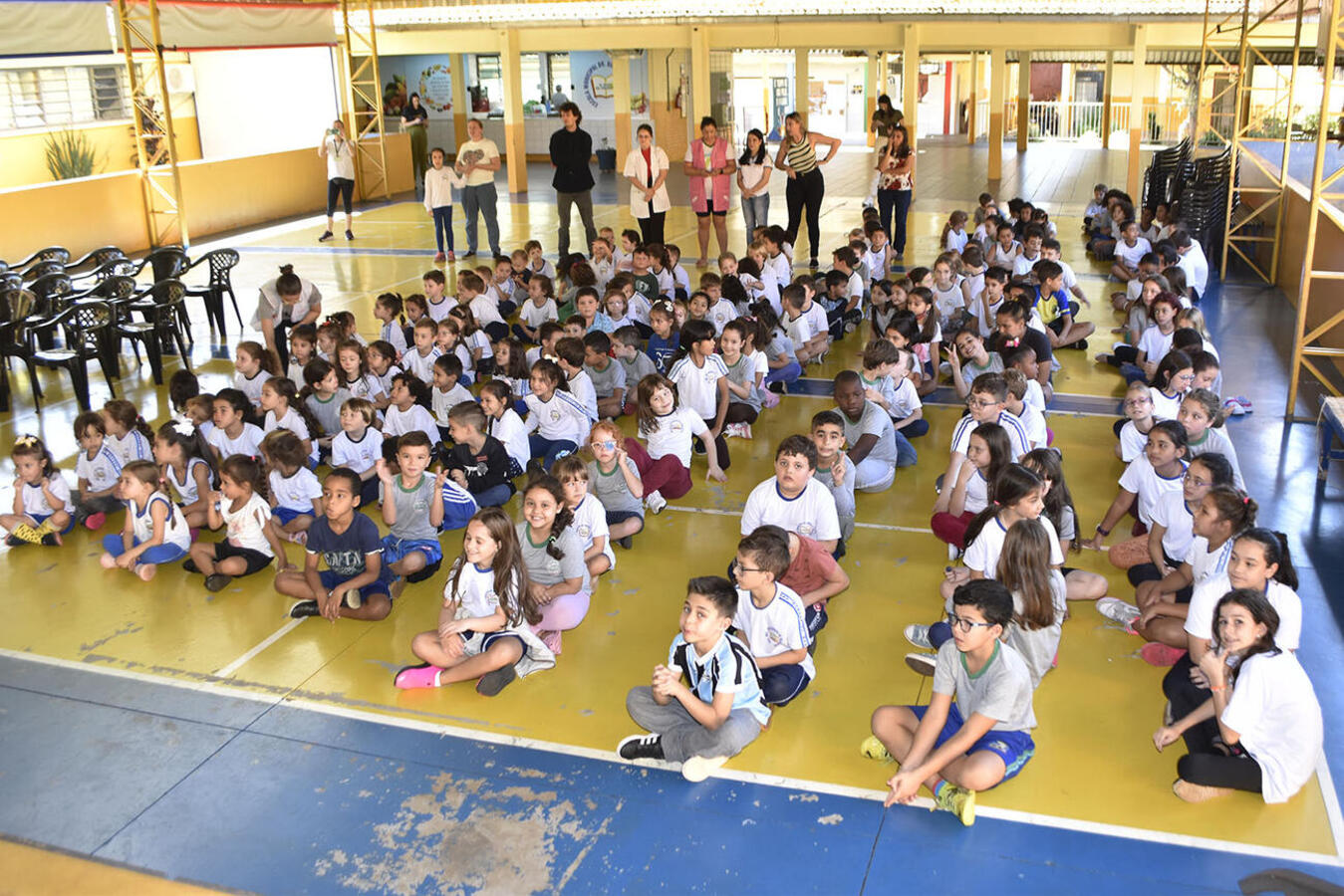 Escola Borges de Medeiros recebe recital da SerPrati (foto: Carlos Rodrigues/Prefeitura de Toledo)