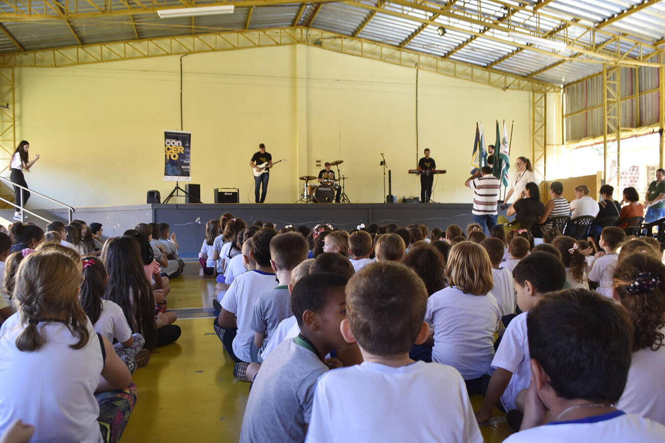 Escola Borges de Medeiros recebe recital da SerPrati (foto: Carlos Rodrigues/Prefeitura de Toledo)