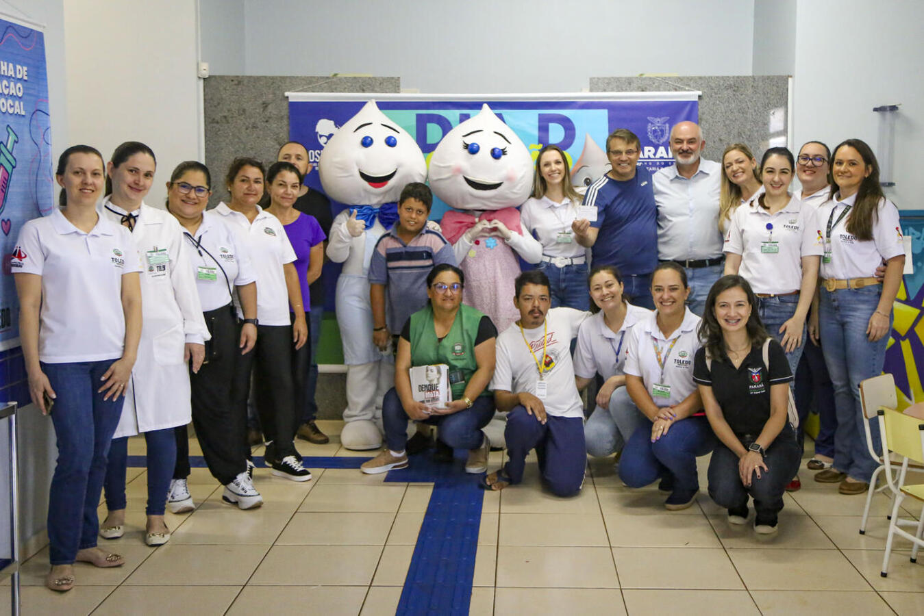 Dia D de Multivacinação aplicou 2.363 doses vacinais em Toledo (foto: Ricardo Morante/Prefeitura de Toledo)