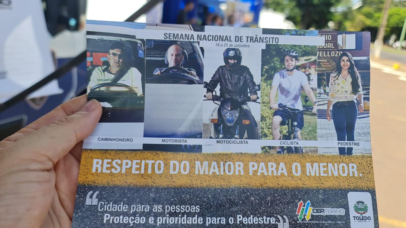 A Coordenadoria de Educação para o Trânsito integrou as ações do Sest/Senat juntamente com PRF, BRF e outros parceiros nas ações preventivas
