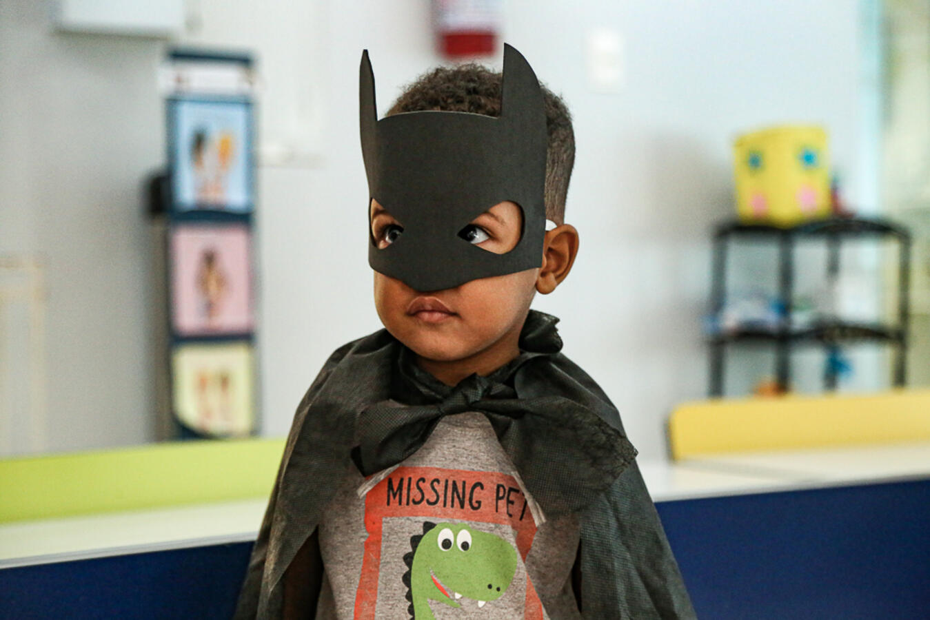 Super-heróis do CMEI Everaldo entram em ação para combater o Aedes aegypti (Foto: Ricardo Morante)