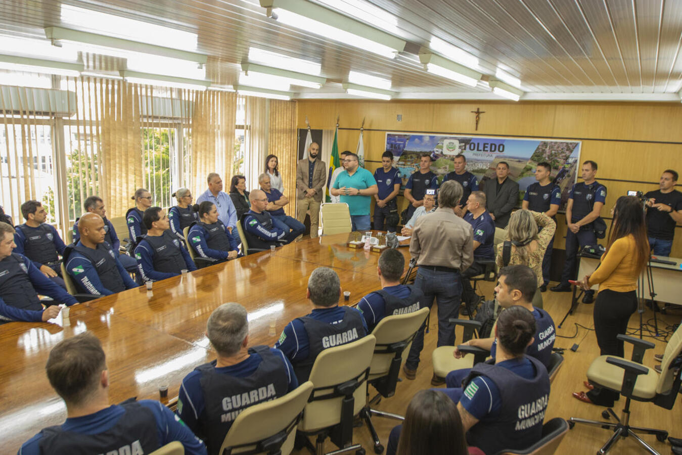 Ato realizado na manhã desta terça (9), na Sala de Reuniões do Gabinete do Prefeito, marca início de nova fase dos quase 29 anos de história da corporação