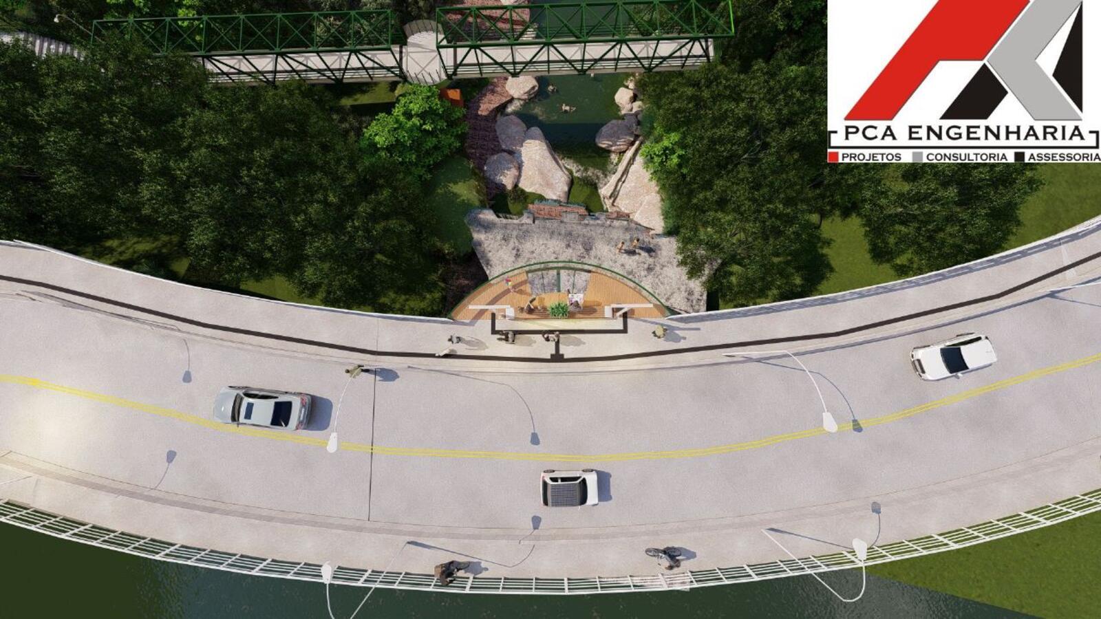 Empresa conclui estudos e apresenta projeto para implantação de uma ponte com extensão de 60 metros sob as águas do Rio Marreco