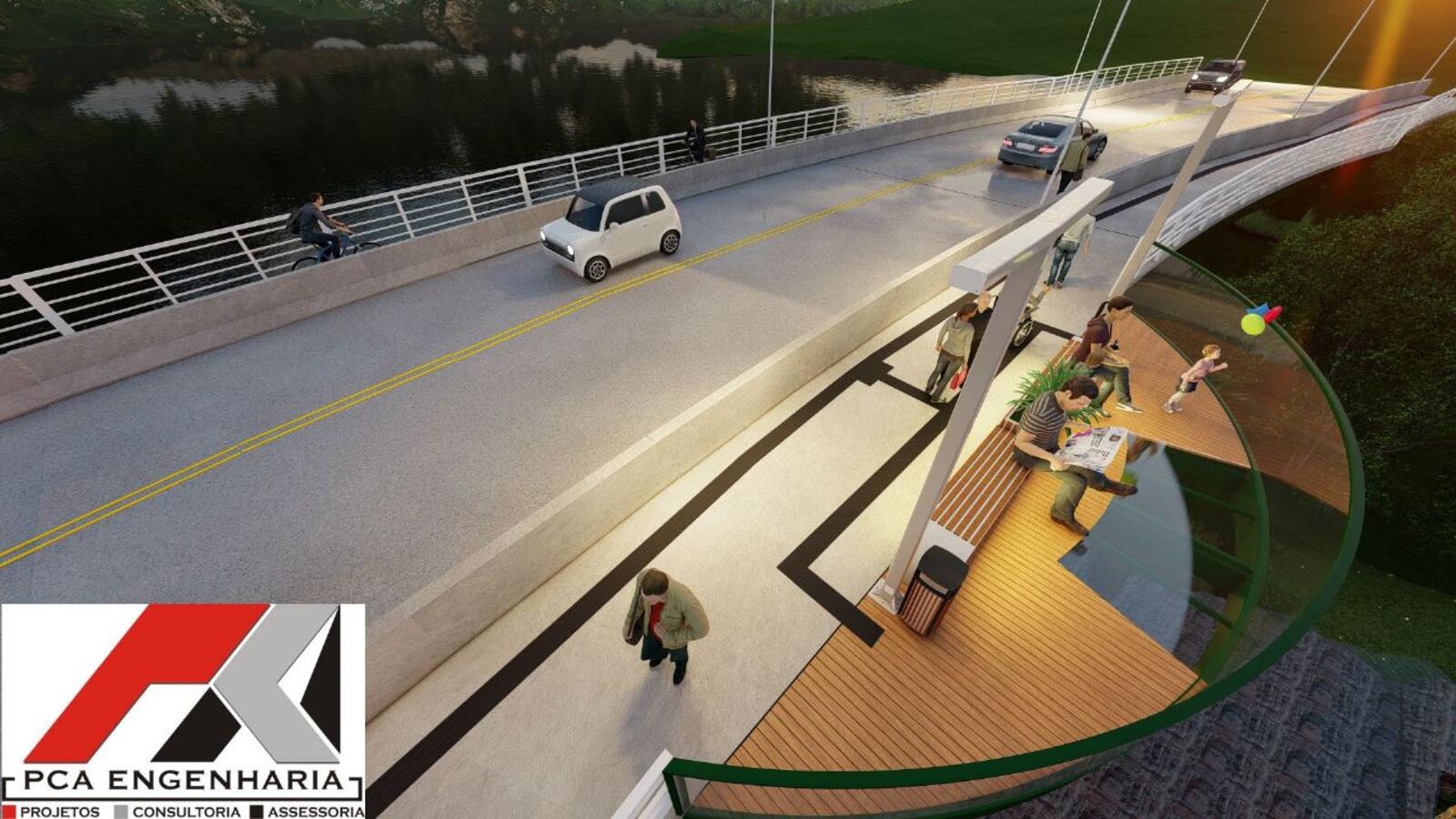 Empresa conclui estudos e apresenta projeto para implantação de uma ponte com extensão de 60 metros sob as águas do Rio Marreco