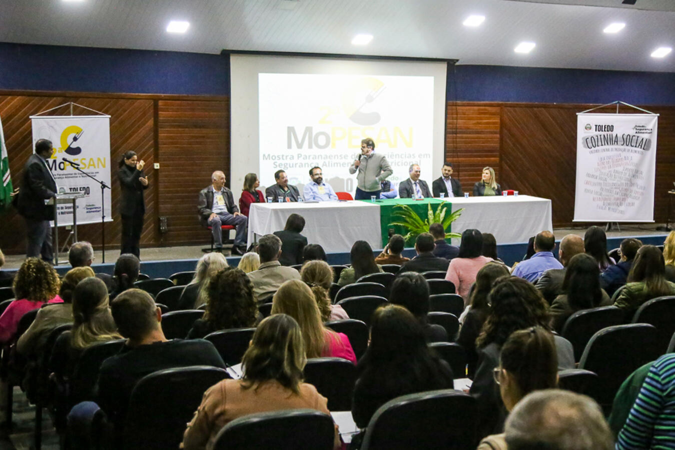 Referência estadual e nacional em Segurança Alimentar e Nutricional, Toledo sedia II MOPESAN