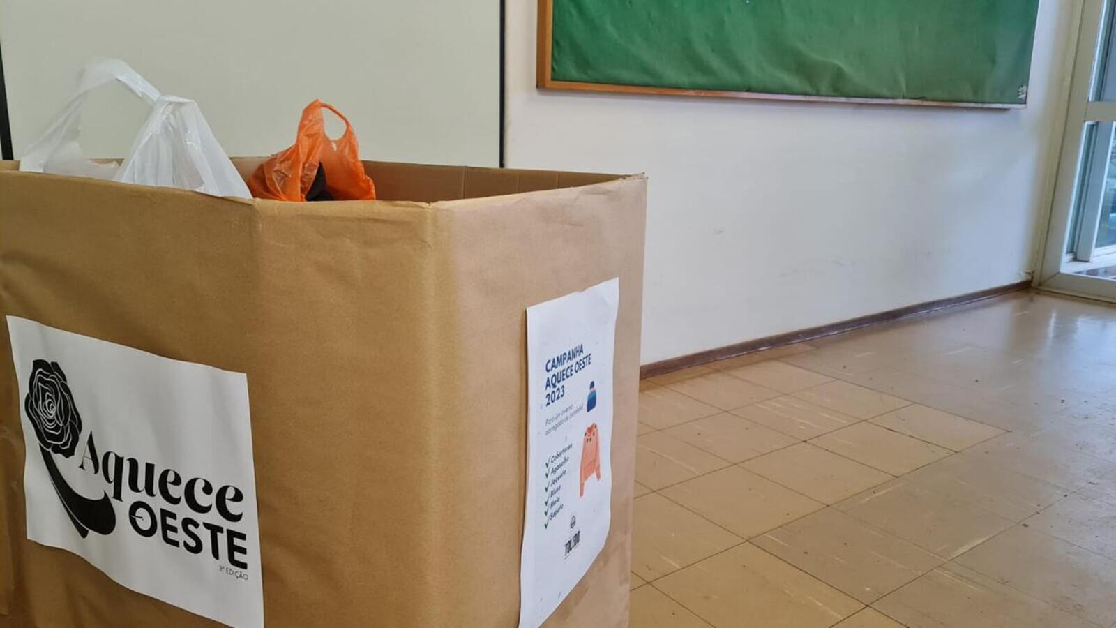 Iniciativa da Adamop que visa à arrecadação de roupas, calçados, cobertores, agasalhos e outros utensílios de inverno tem mais de 60 pontos de coleta em Toledo