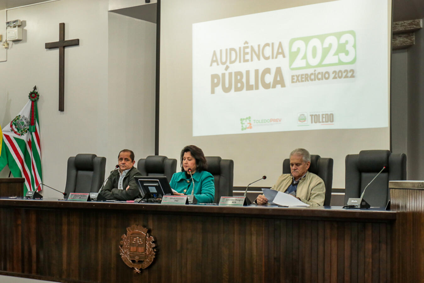 Toledo apresenta dados relacionados ao FAPES/TOLEDOPREV em audiência pública