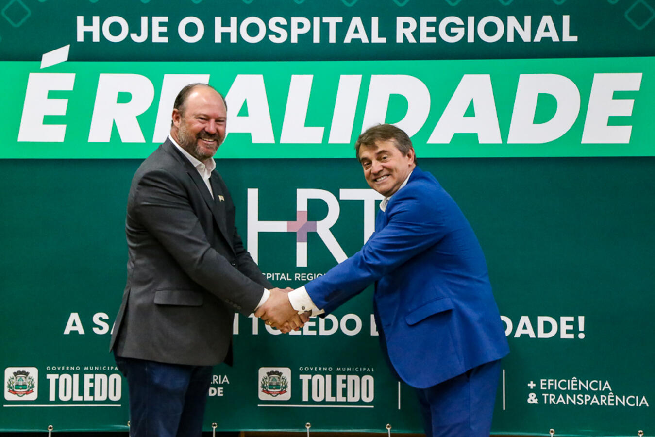 Emoção marca a assinatura do contrato de gestão do Hospital Regional de Toledo 