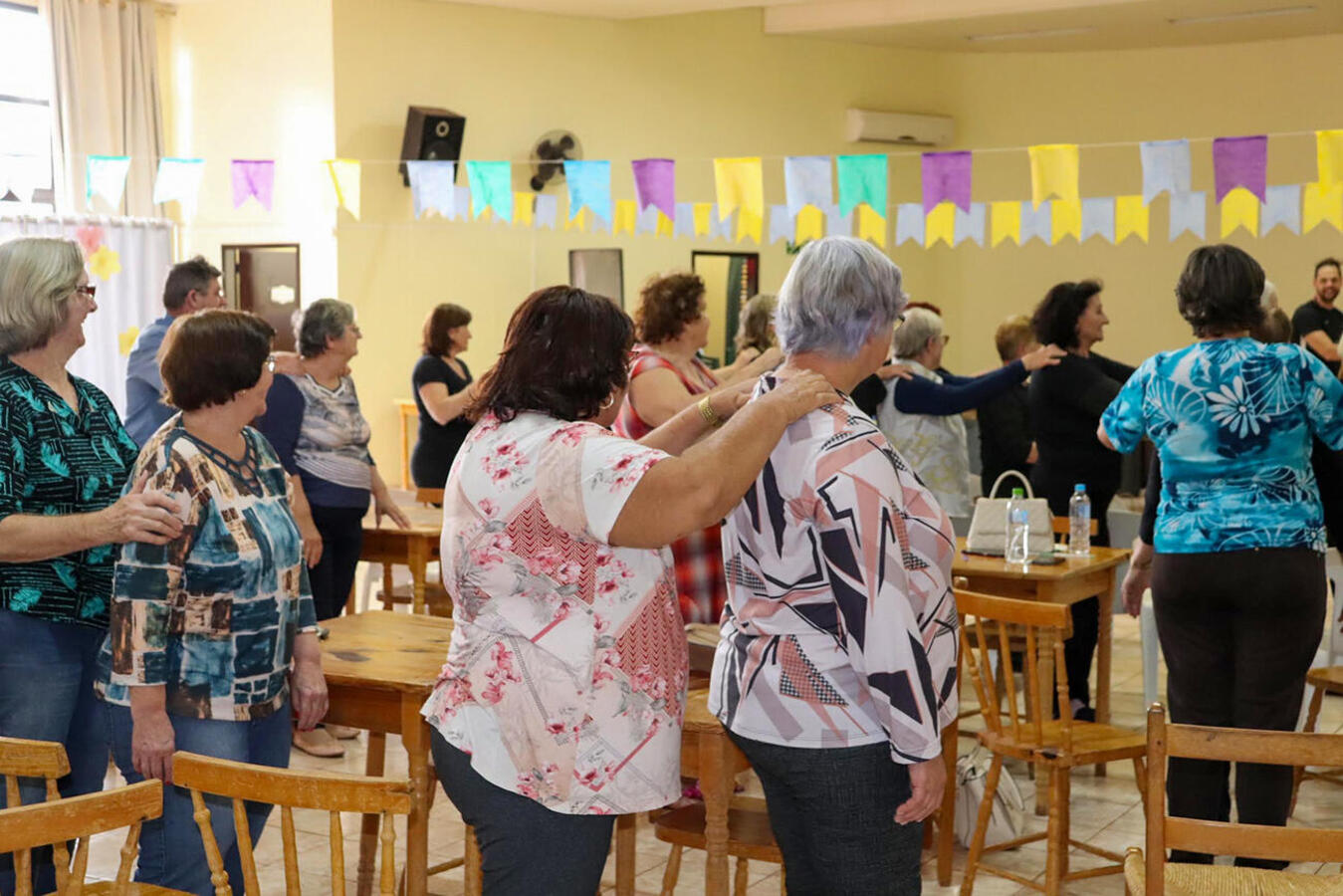 Momentos de entretenimento associados a orientações sobre saúde e bem-estar marcaram festas nas unidades de Concórdia do Oeste, Vila Nova e Santa Clara IV