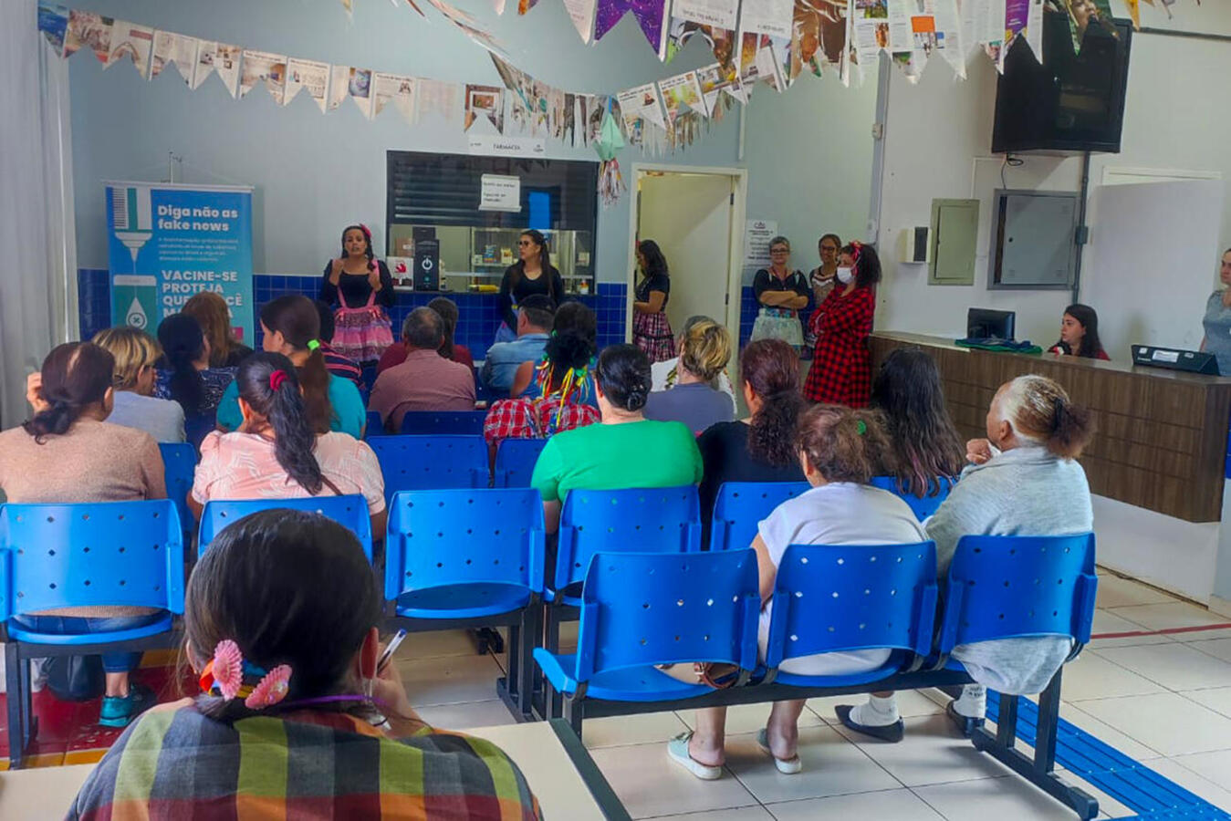Momentos de entretenimento associados a orientações sobre saúde e bem-estar marcaram festas nas unidades de Concórdia do Oeste, Vila Nova e Santa Clara IV