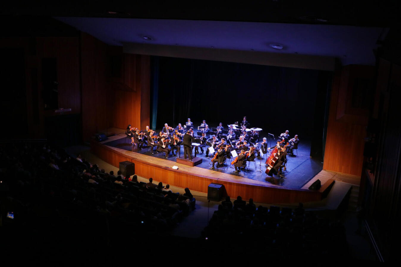 Espetáculo na última sexta (7), em Toledo, foi regido pelo maestro Alexandre Brasolim e integra o projeto “Teatro Guaíra para Todos”, que ofereceu masterclass a músicos locais