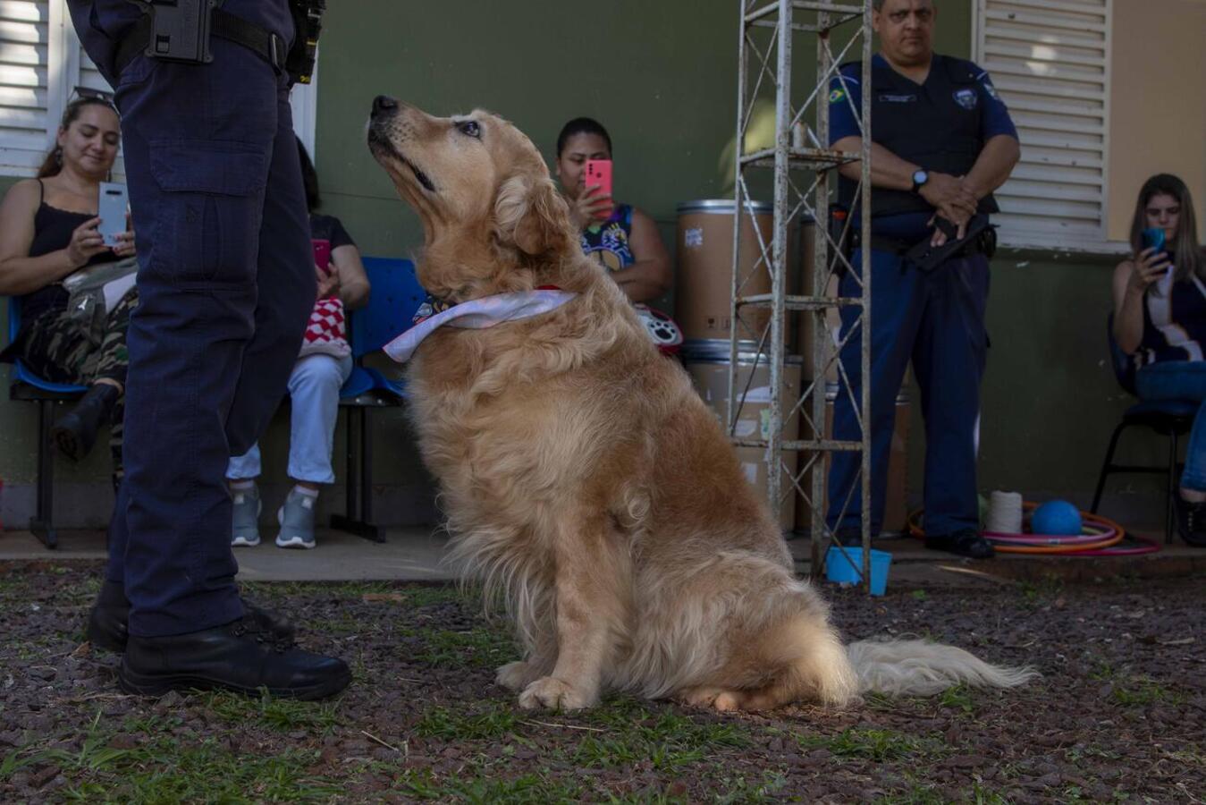 Crianças e adolescentes atendidos pelo Centro de Atenção Psicossocial Infantil Dr. Rafael Azambuja Patiño Cruzatti divertiram-se muito em festa realizada na tarde desta quarta (2)