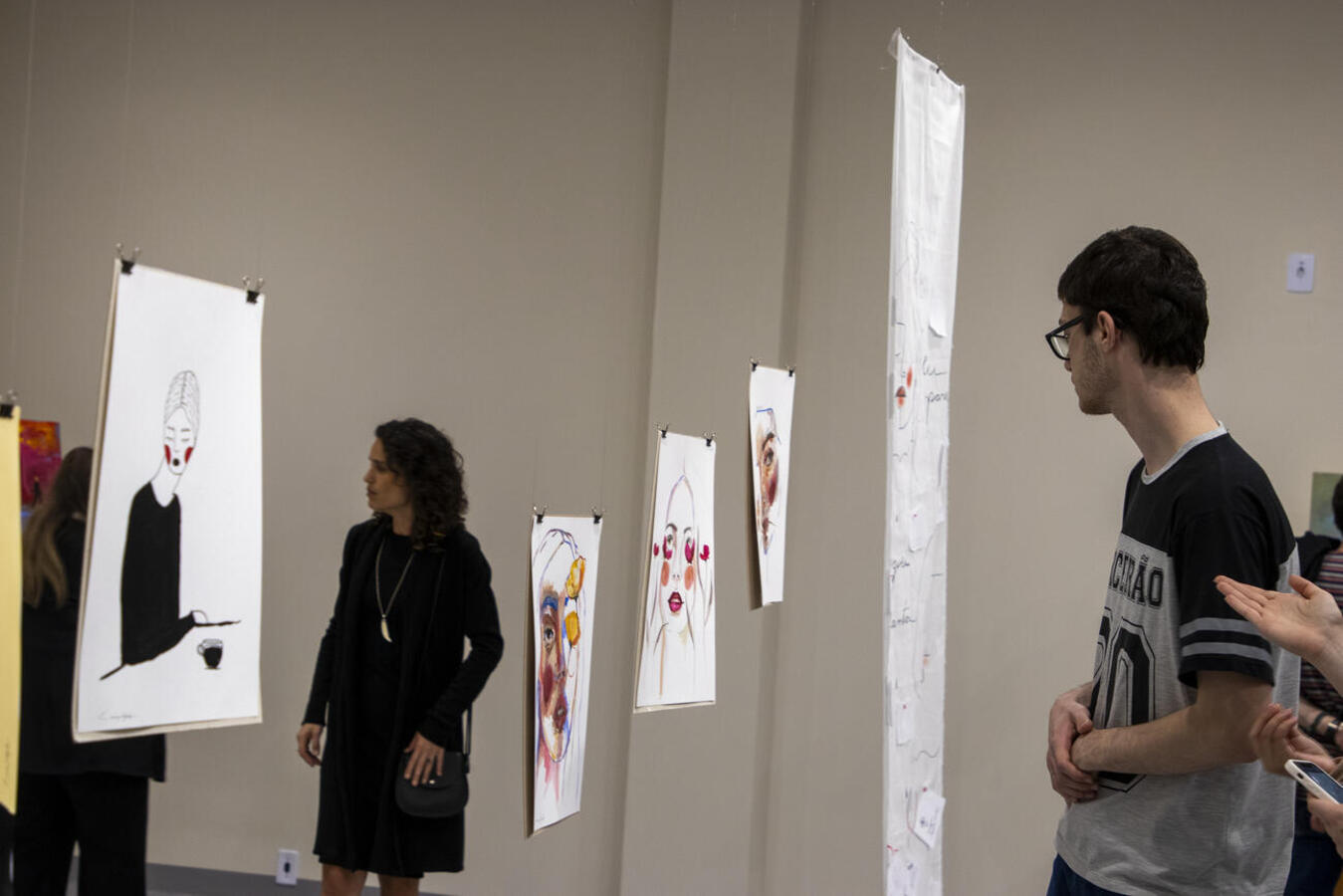 A abertura de duas exposições e a apresentação dos professores da Casa da Cultura marcaram a reabertura das atividades do museu
