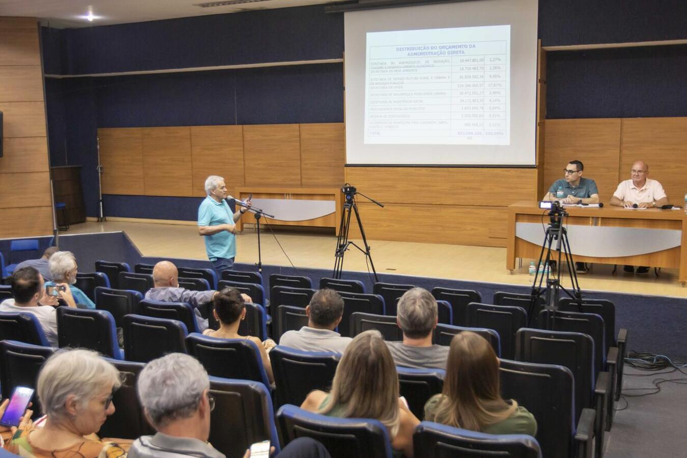 Segundo proposta de Lei Orçamentária Anual (LOA) apresentada na tarde desta sexta (22) em audiência pública, expectativa de receita é de R$ 1.053.721.908,11