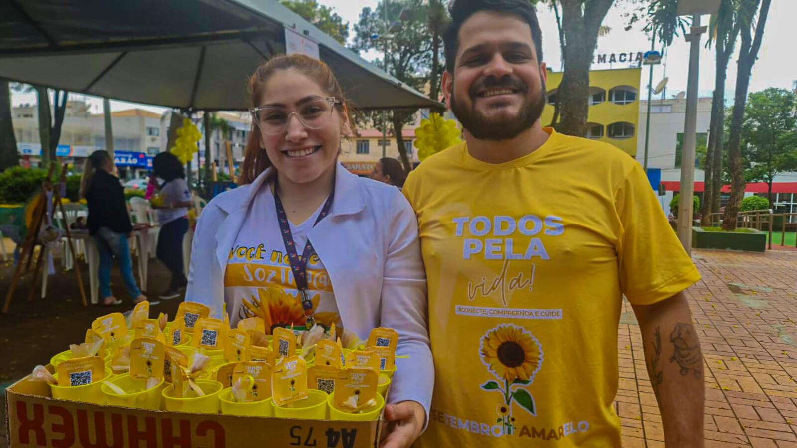 Diversas atividades foram realizadas durante o Setembro Amarelo como forma de valorizar a vida e divulgar a rede de proteção e apoio contra o suicídio