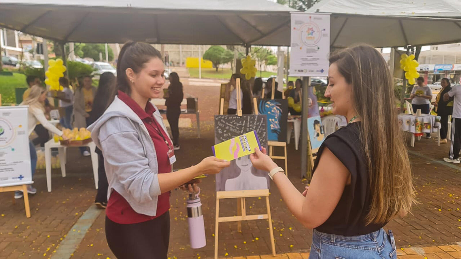 Diversas atividades foram realizadas durante o Setembro Amarelo como forma de valorizar a vida e divulgar a rede de proteção e apoio contra o suicídio