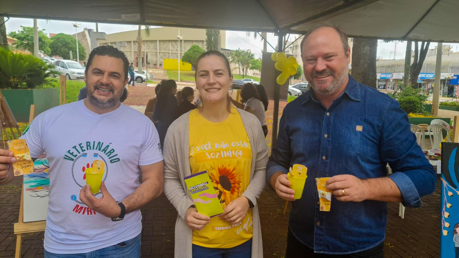 Diversas atividades foram realizadas durante o Setembro Amarelo como forma de valorizar a vida e divulgar a rede de proteção e apoio contra o suicídio