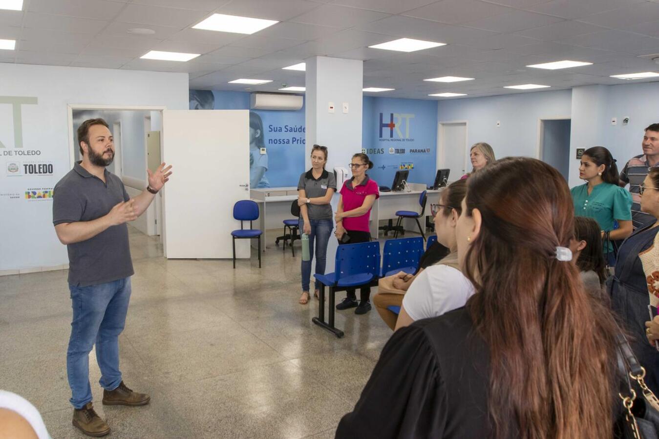 Entidades têm a oportunidade de conhecer a estrutura interna do HRT antes da inauguração, programada para dia 6 de outubro
