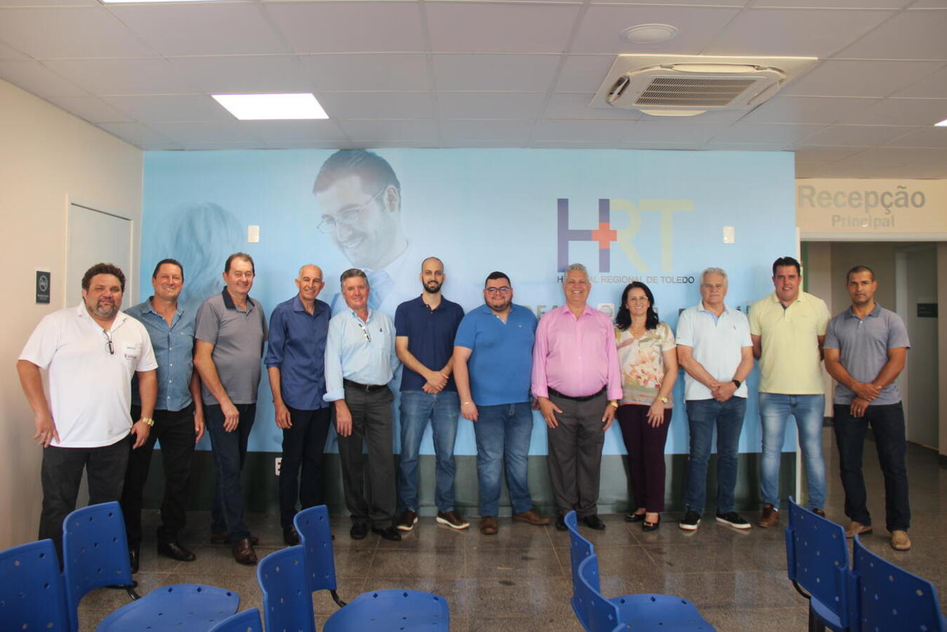 Entidades têm a oportunidade de conhecer a estrutura interna do HRT antes da inauguração, programada para dia 6 de outubro
