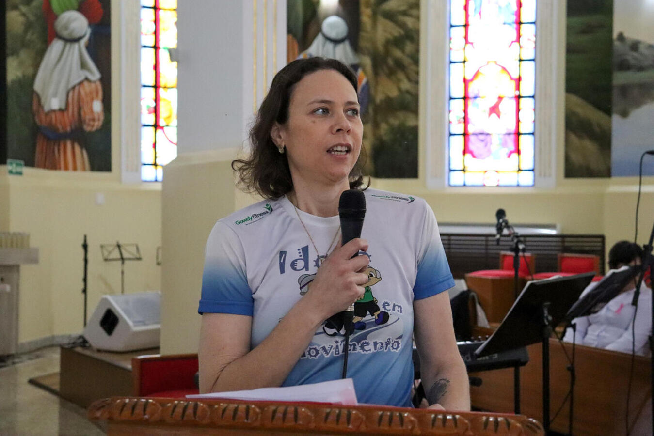 Realizada na manhã de sábado (30/9) Paróquia Menino Deus, celebração reuniu cerca de 700 pessoas em atividade alusiva aos 10 anos do Idoso em Movimento