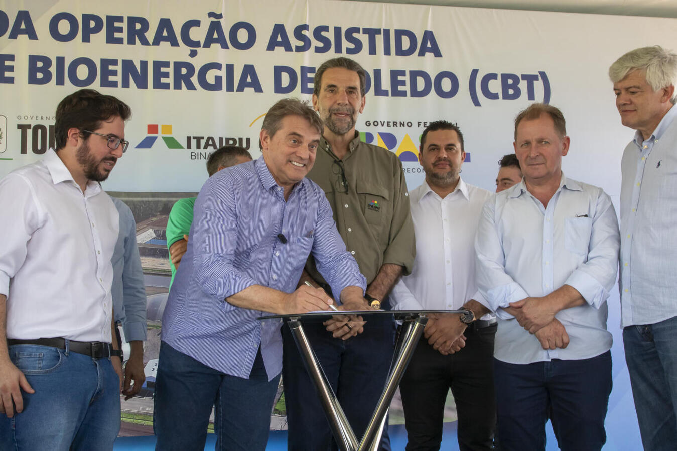Início das operações da Central de Bionergia de Toledo ocorreu na manhã desta quarta (11) em solenidade que contou o diretor-geral brasileiro da Itaipu Binacional