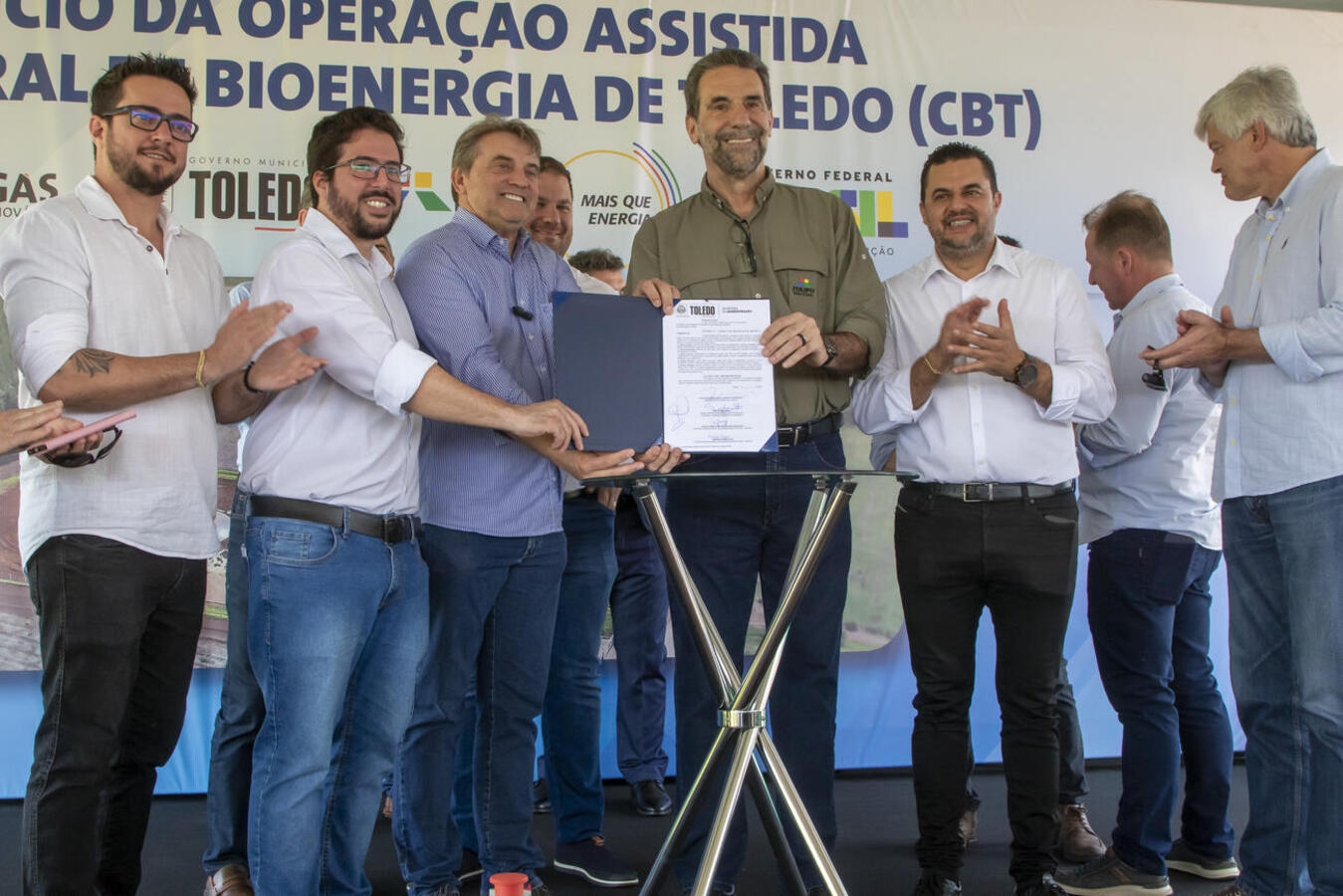 Início das operações da Central de Bionergia de Toledo ocorreu na manhã desta quarta (11) em solenidade que contou o diretor-geral brasileiro da Itaipu Binacional
