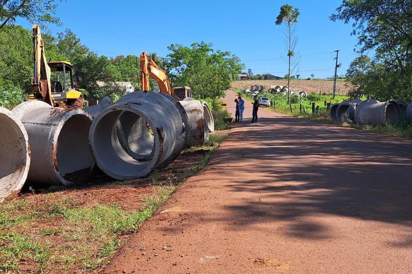 Prefeitura investe R$ 1 milhão em galerias no distrito de Novo Sarandi
