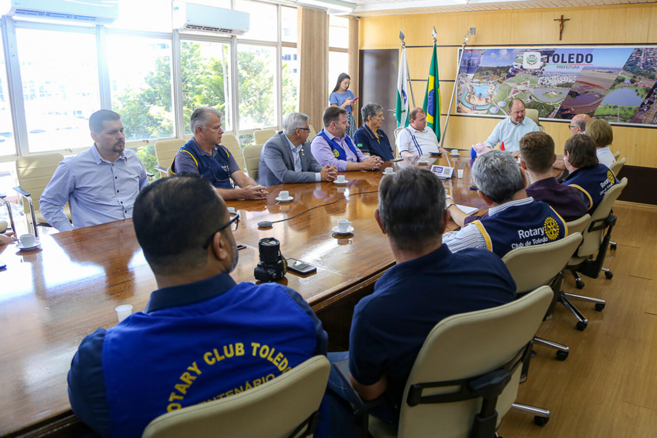 Governador do Distrito 4640: “Projetos da municipalidade enchem os olhos do mundo” 