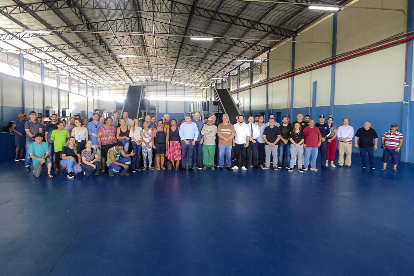 Aproximadamente R$2,8 milhões foram investidos na nova Unidade de Valoração de Resíduos (UVR). Recursos da Itaipu e Secretaria Municipal de Meio Ambiente