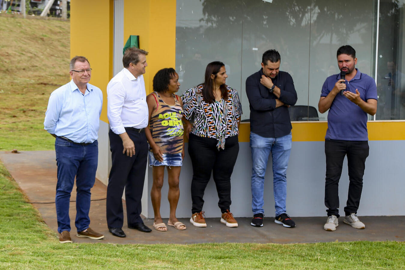 Ato marca a inauguração do Ecoponto do Santa Clara IV