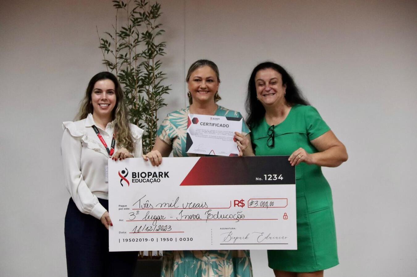 Ao todo, 54 projetos foram inscritos e estavam concorrendo aos R$15 mil em prêmios entregues pelo Biopark Educação