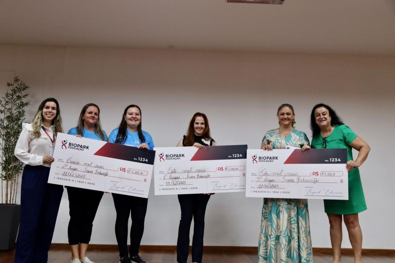Ao todo, 54 projetos foram inscritos e estavam concorrendo aos R$15 mil em prêmios entregues pelo Biopark Educação